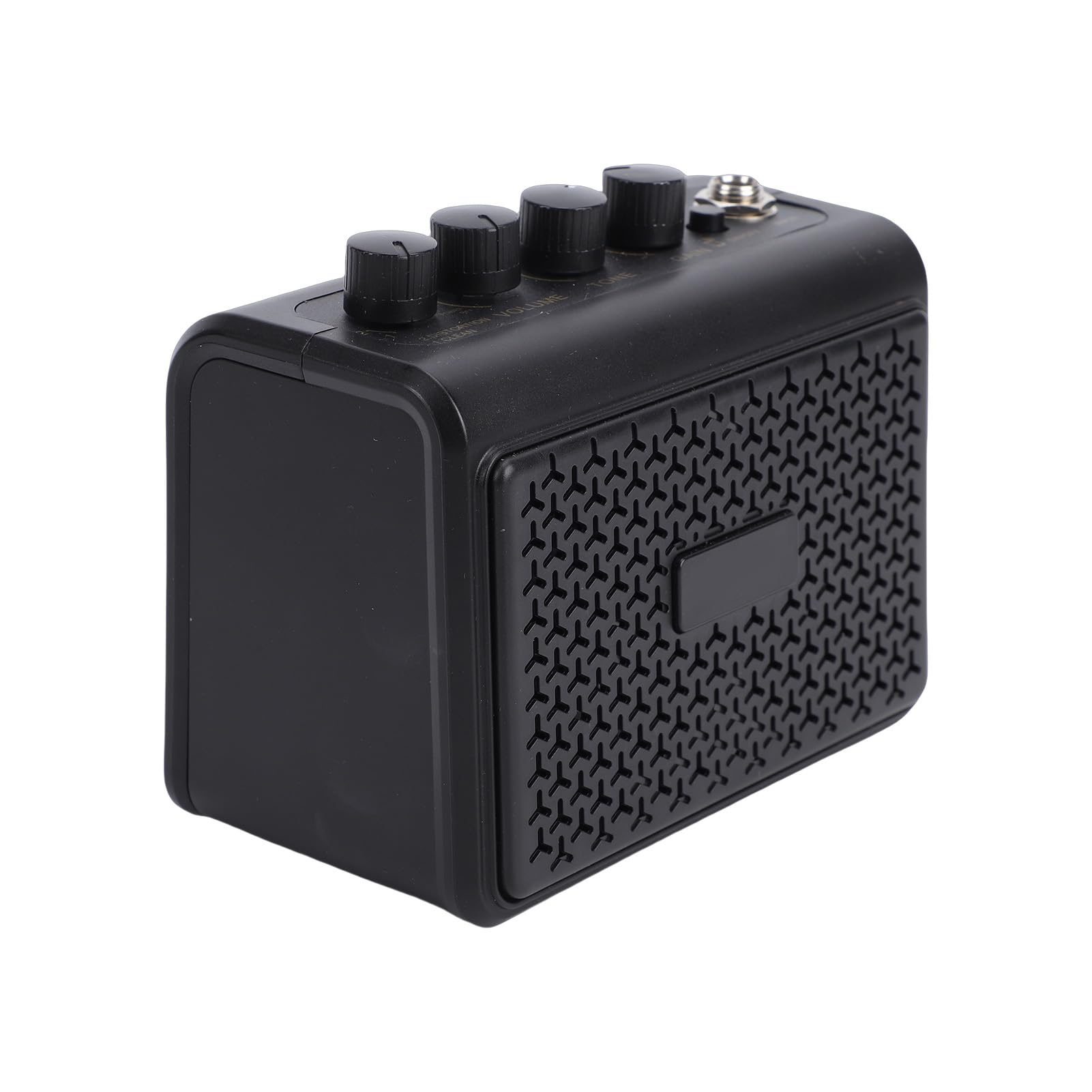 Zerodis Amplificatore per Chitarra Portatile, Altoparlante Ricaricabile da 10 W con Puliti e di Distorsione per Esercitazioni Domestiche e Uso Esterno