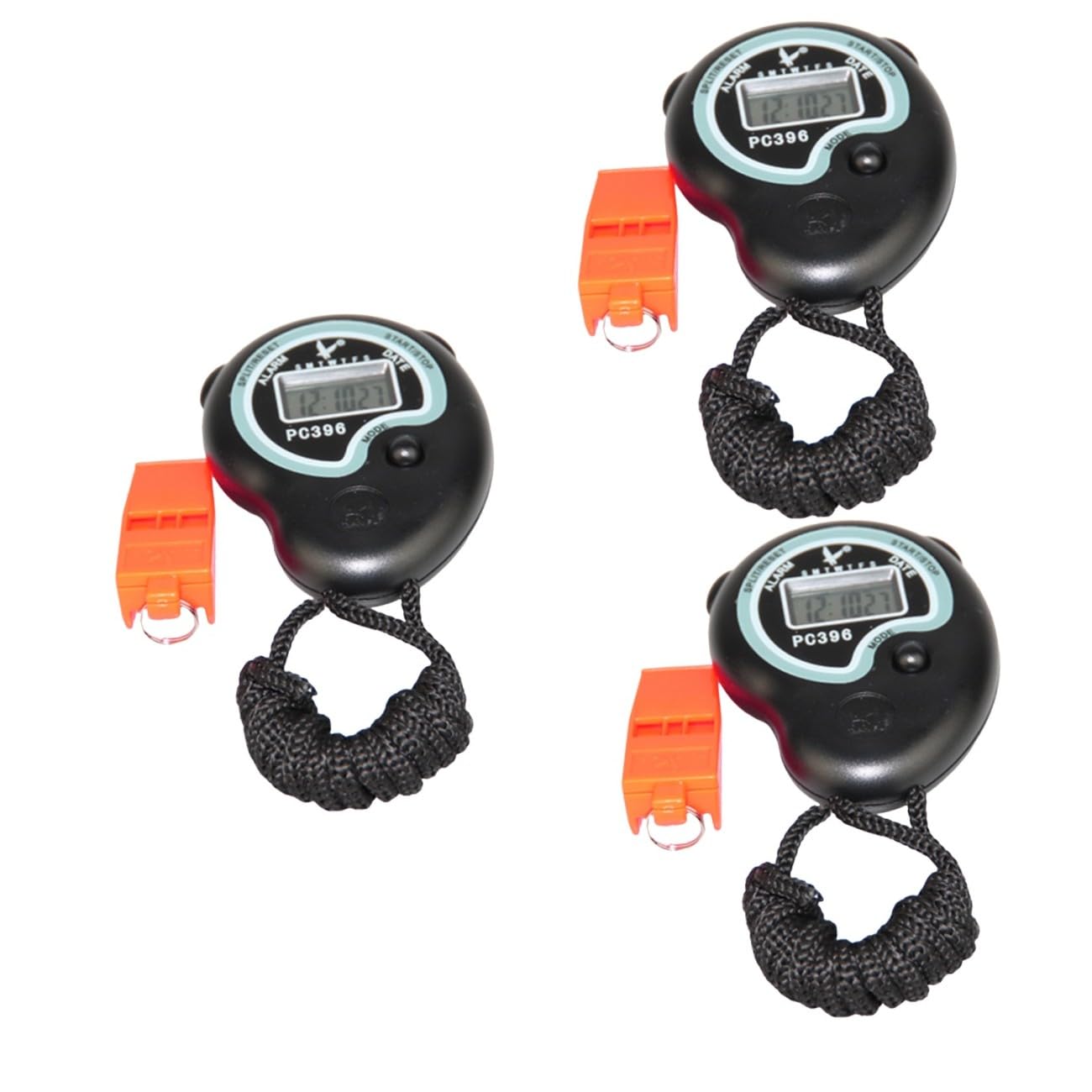 UKCOCO 3 Set Cronometro Sportivo con Completo per Corsa e Allenamento Resistente All e Design Ergonomico per Sportivi e Allenatori