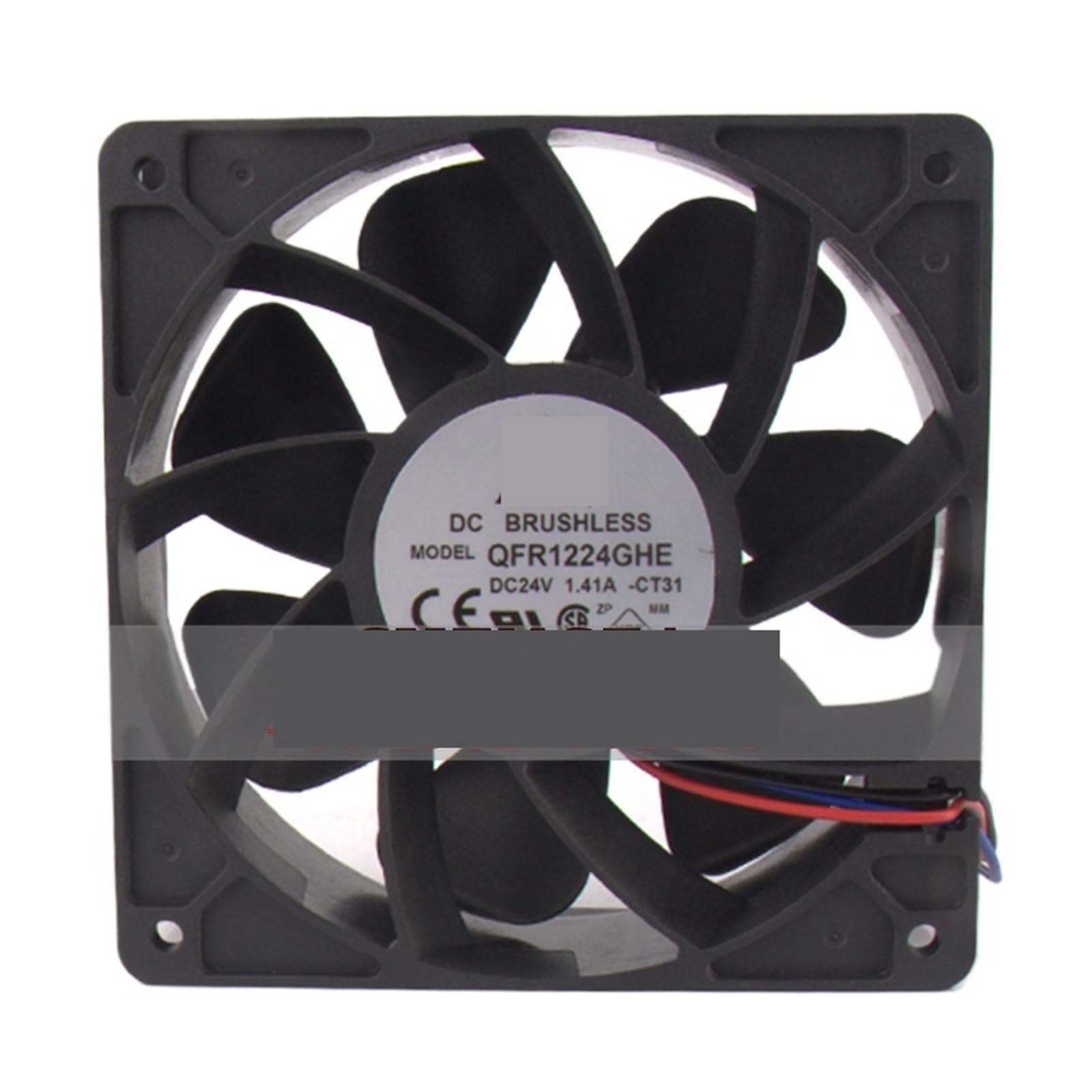 ZBWZXBDJ QFR1224GHE DC 24V 1.41A 6000RPM 12038 Cooling Fan 120X120X38MM