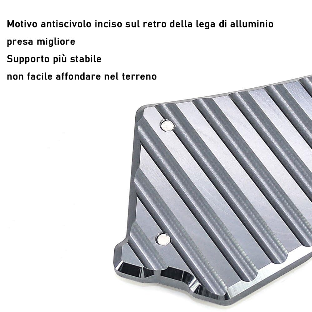 Piastra Wunderlich per cavalletto centrale su BMW R1200 GS e R1250 GS/ADV