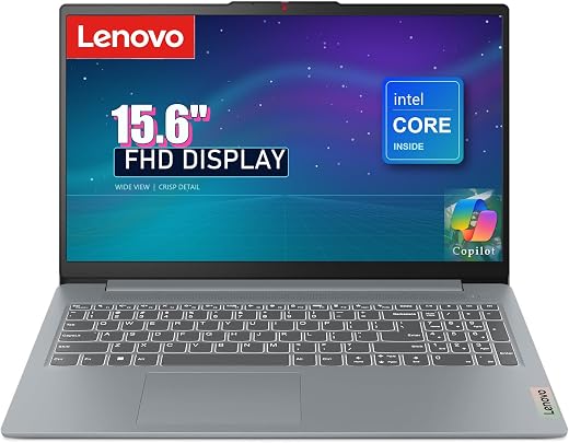 Lenovo 15.6″ Essential Everyday Laptop, 2026 Edition, 8GB DDR5 128GB SSD