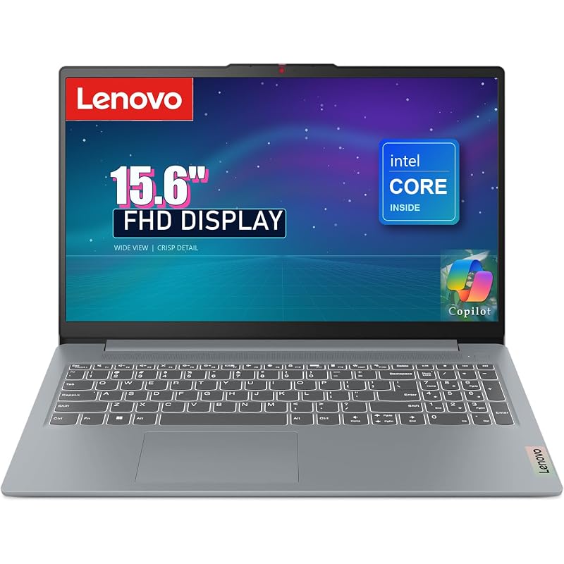 Lenovo 15.6" Essential Everyday Laptop, 2026 Edition, 8GB DDR5 128GB SSD 8GB LPDDR5 RAM, 128GB SSD