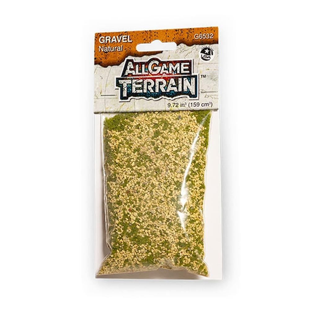 Woodland Scenics All Game Terrain 6532 Natural Gravel Wargaming Miniatur-Basisgelände & Diorama