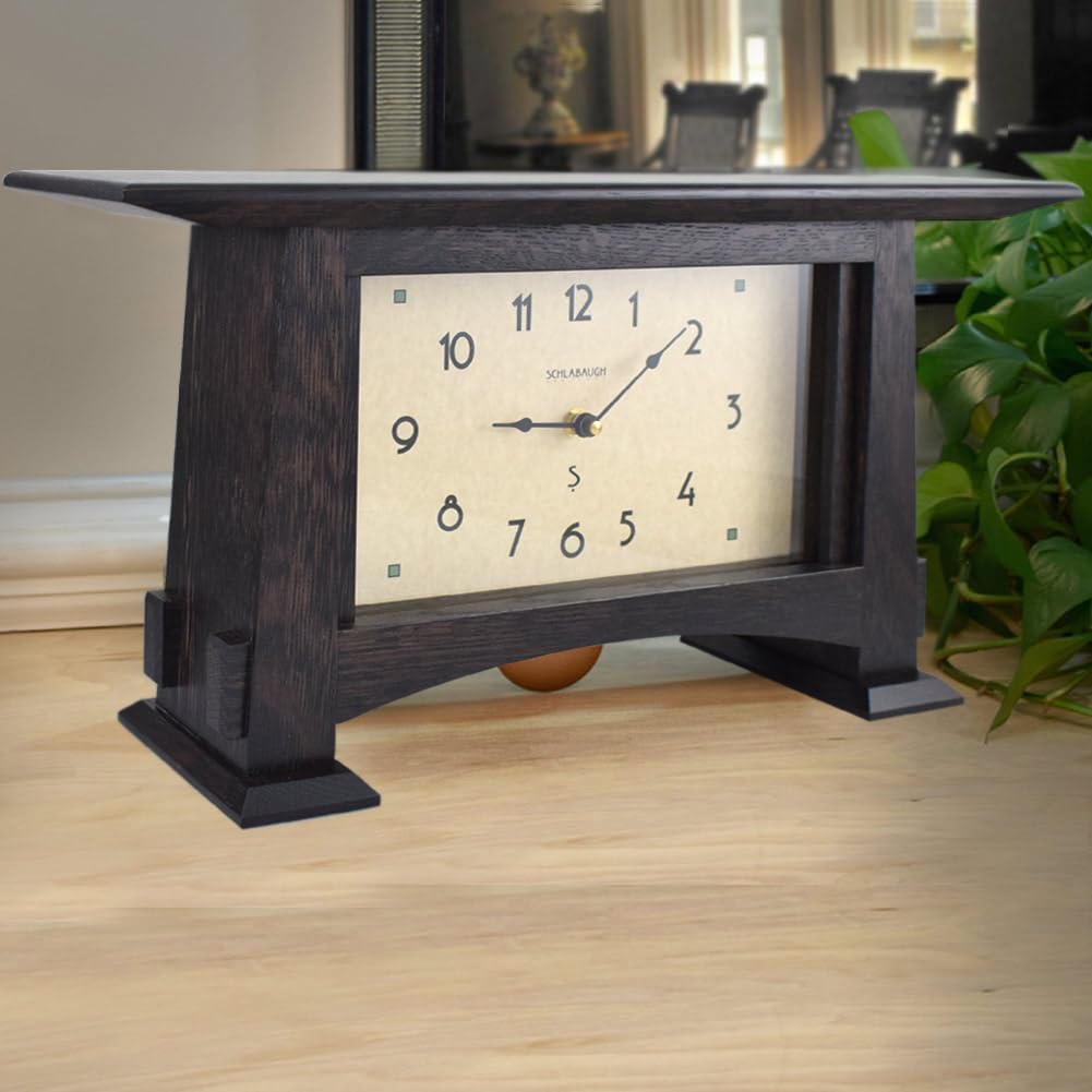 Craftsman Style Mantel Clocks Craftsman Copper Mantel Clocks By
