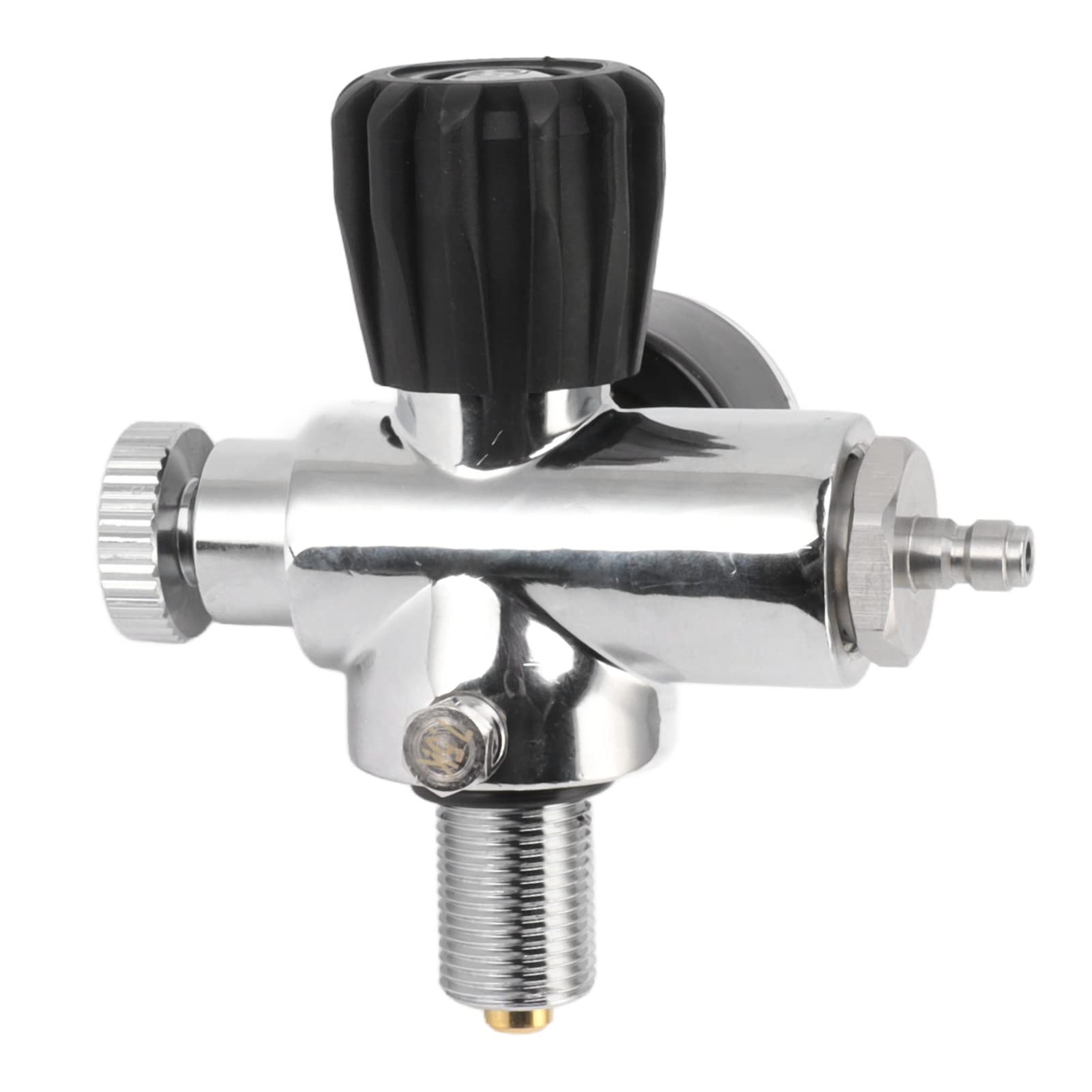 Srliya Preciso 6000psi 400Bar Scuba Tank Pressure Gauge Misuratore Luminoso a Doppia Scala per gli Appassionati di Immersioni Acciaio Inossidabile M18x1.5