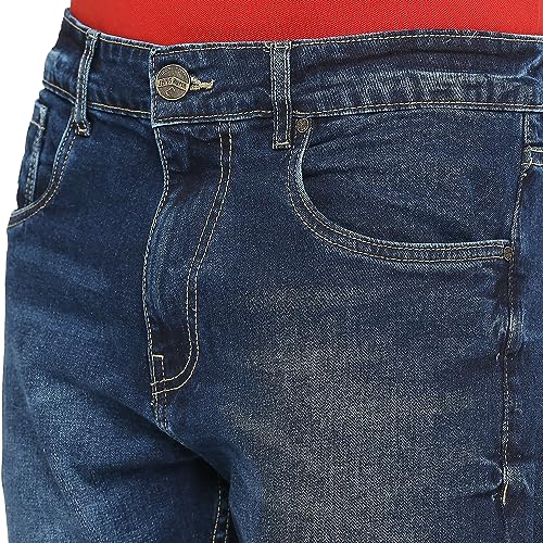 Image of Being Human Green Skinny Cropped Fit Men's Denims Clothing