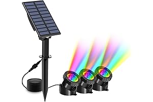 T-SUN Solar Pond Lights, Solar Powered Fountain Lights for Garden or Yard