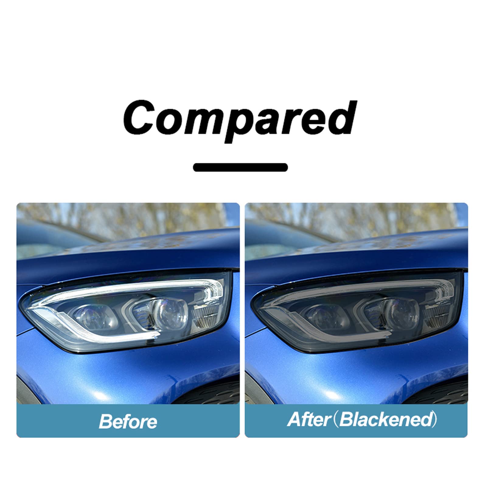 Film Protecteur De Phare TPU Pour Mercedes Benz S Class W223 2021+ - Protection Anti-Rayures Transparente Noircie