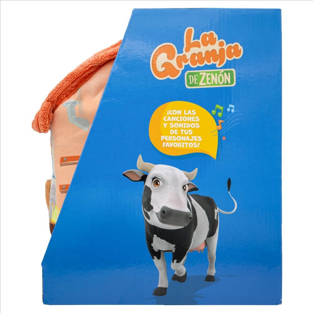 BANDAI La Granja De Zenón Primera Musicale, divertente ed educativa, fattoria interattiva, multicolore, AR85000