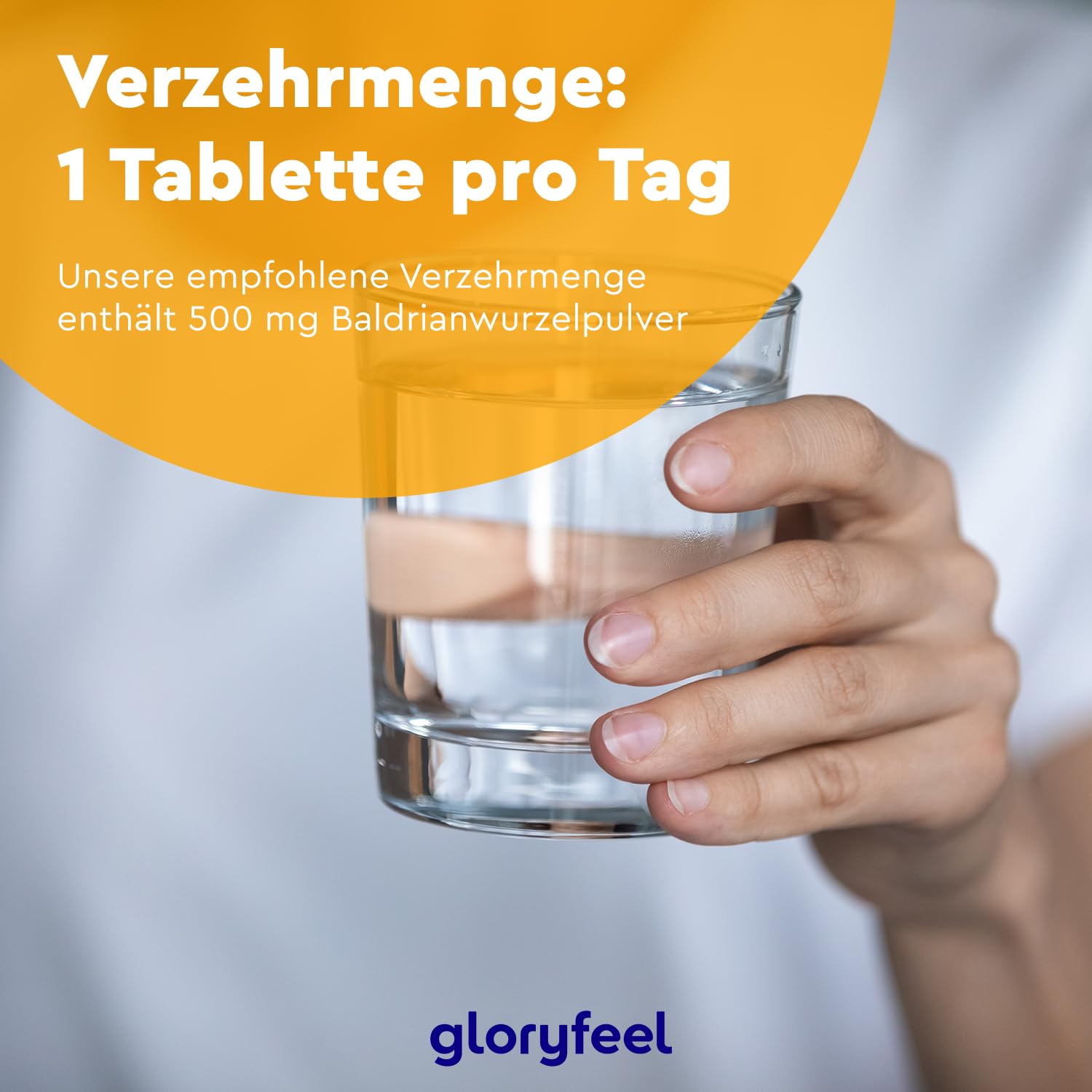 Baldrian hochdosiert - 400 vegane Tabletten - 500mg Baldrianwurzelpulver - Für über 1 Jahr ruhigen Schlaf und innere Gelassenheit - Ohne unerwünschte Zusätze