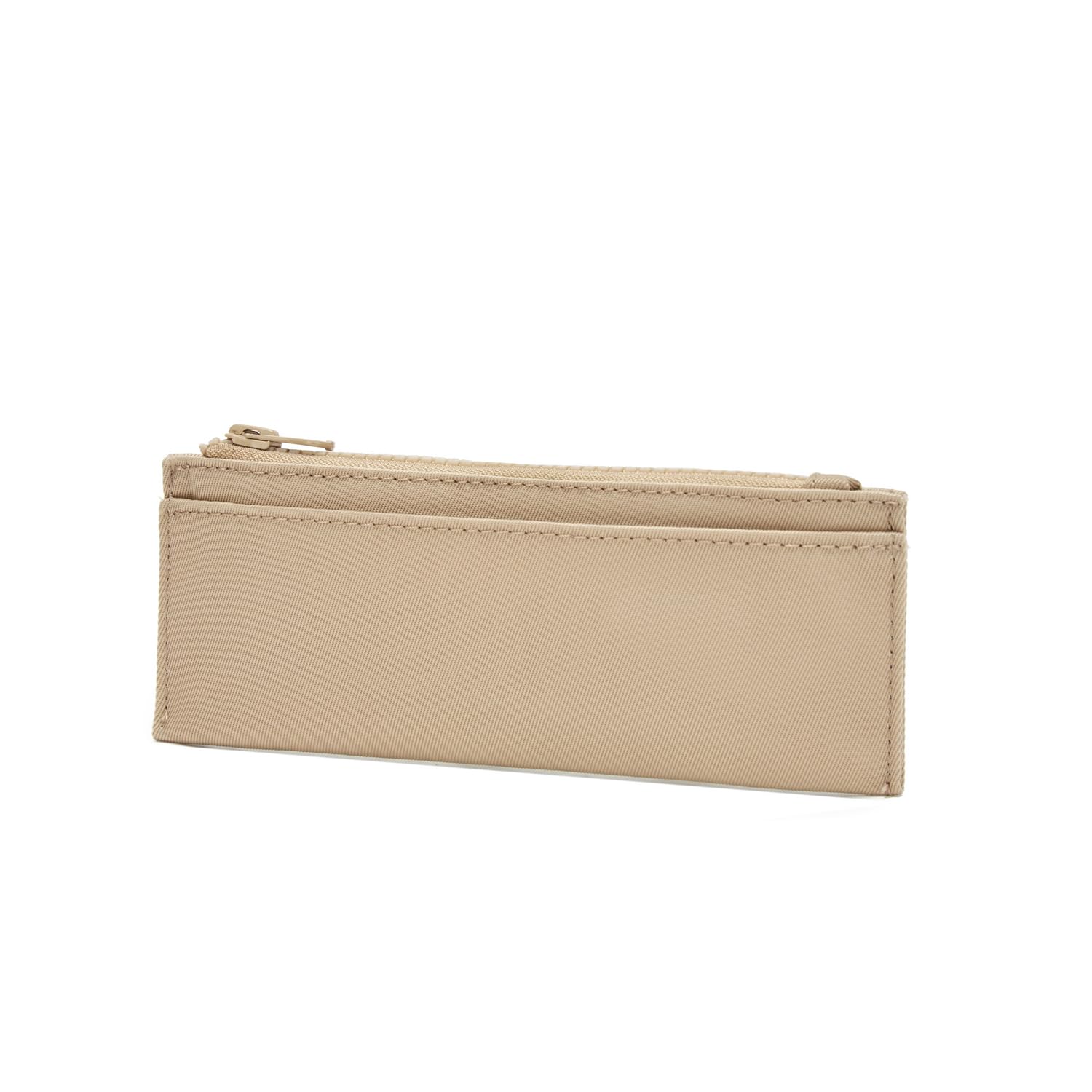 Pencil Pouch for Teens School Office Supplies Pencil Case Cosmetic Bag Zipper (Khaki)