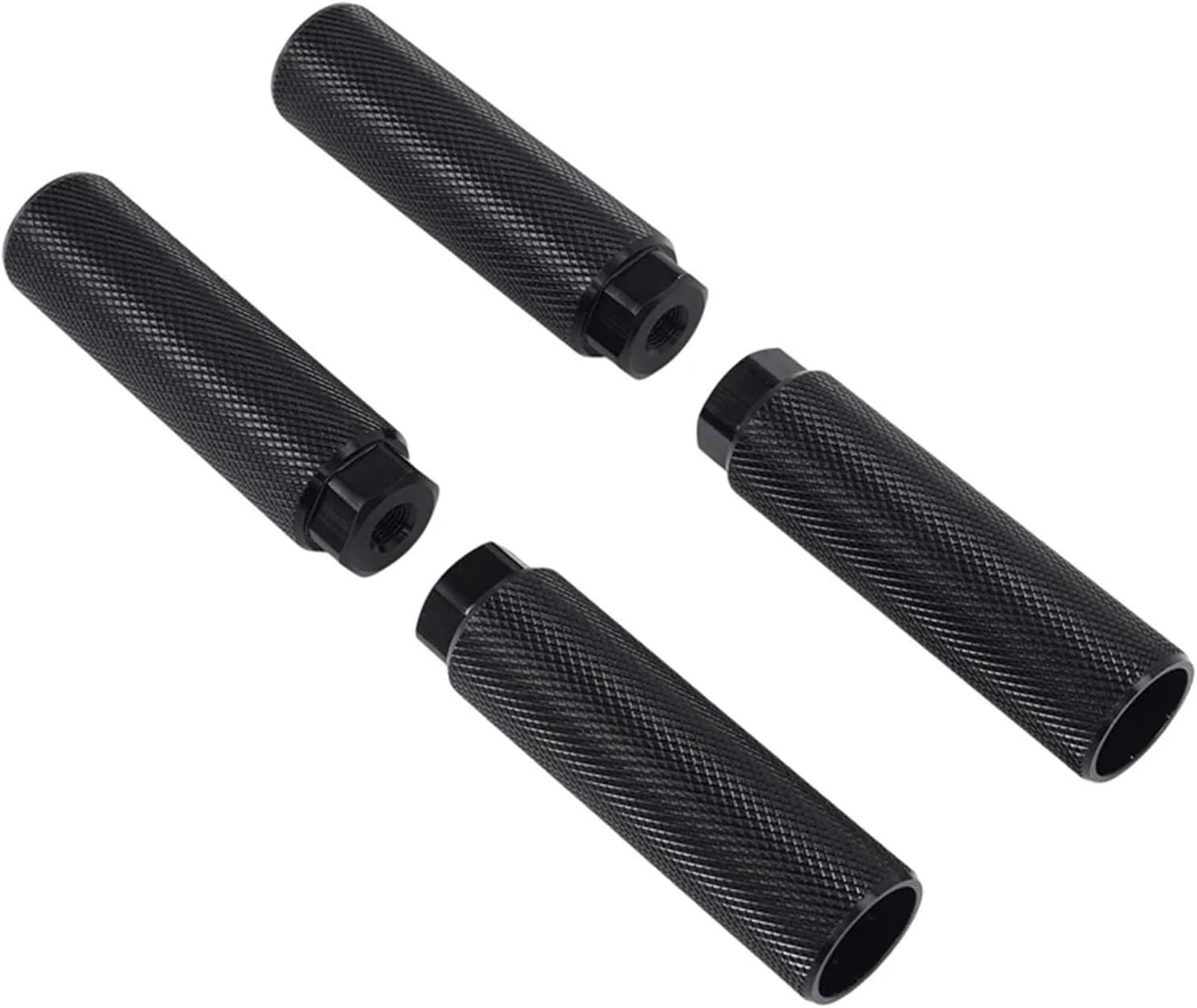 Bike Pegs 8pcs Bike Pegs,Aluminum Alloy Anti-Skid Lead Foot Bicycle Pedals for MTB Cycling Rear Stunt 3/8 Inch Axles