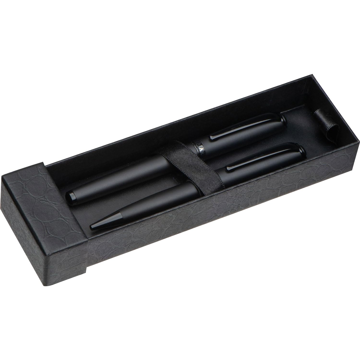 M a r k Twain Schreibset mit Gravur | Drehkugelschreiber & Rollerball | elegante Geschenkbox | hochwertiges Metall | Gravierter Kugelschreiber mit Name