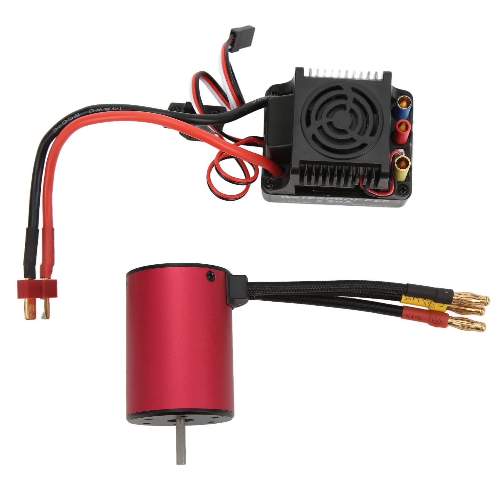 Silnik Bezszczotkowy z 60A ESC do Samochodów RC w Skali 1/10