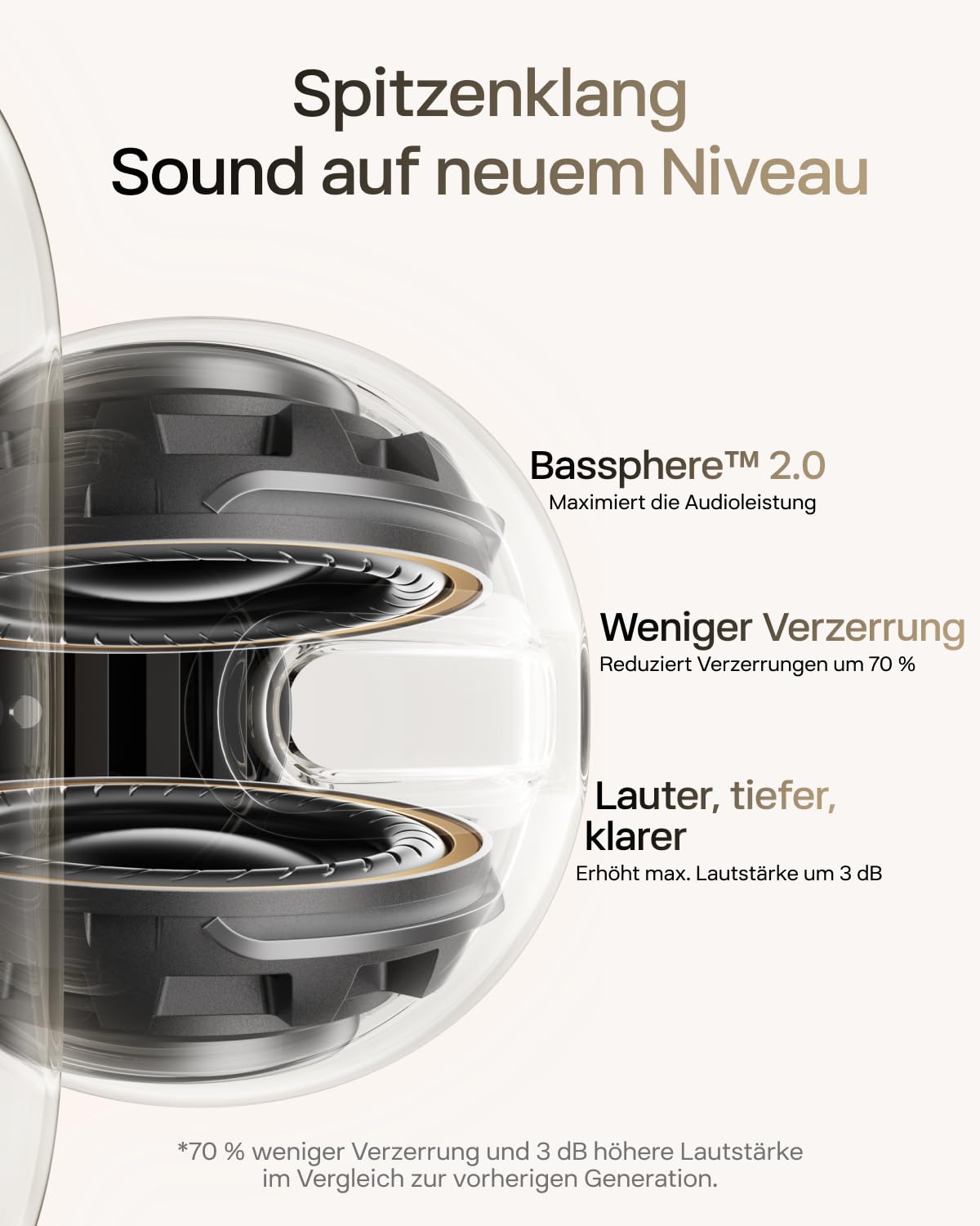 SHOKZ OpenDots 2 Open-Ear Clip-On Earbuds, verbessertes Dolby Audio mit Deep Bass, 40 Std. Laufzeit, Bluetooth 6.1,IP57 wasserdicht, klare Anrufe Dank 3 Mik. für Alltag, kabelloses Laden, Schwarz