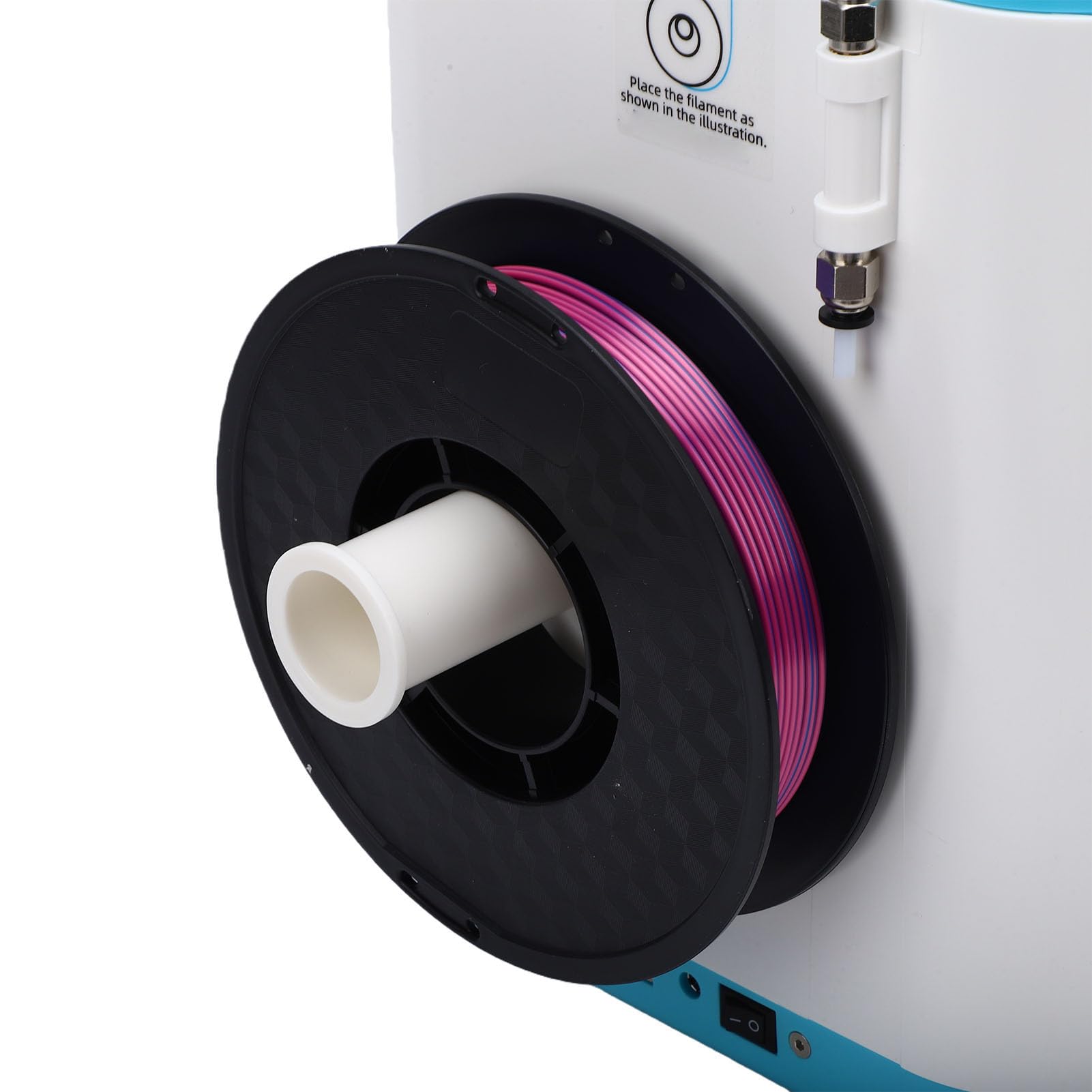 Zunate Kompaktowa Mini Drukarka 3D z zaawansowaną dyszą, 16-punktowe Automatyczne Poziomowanie, Idealna do Sklepu z Artykułami Rzemieślniczymi, 1 Kg Materiałów Eksploatacyjnych (wtyczka UE)