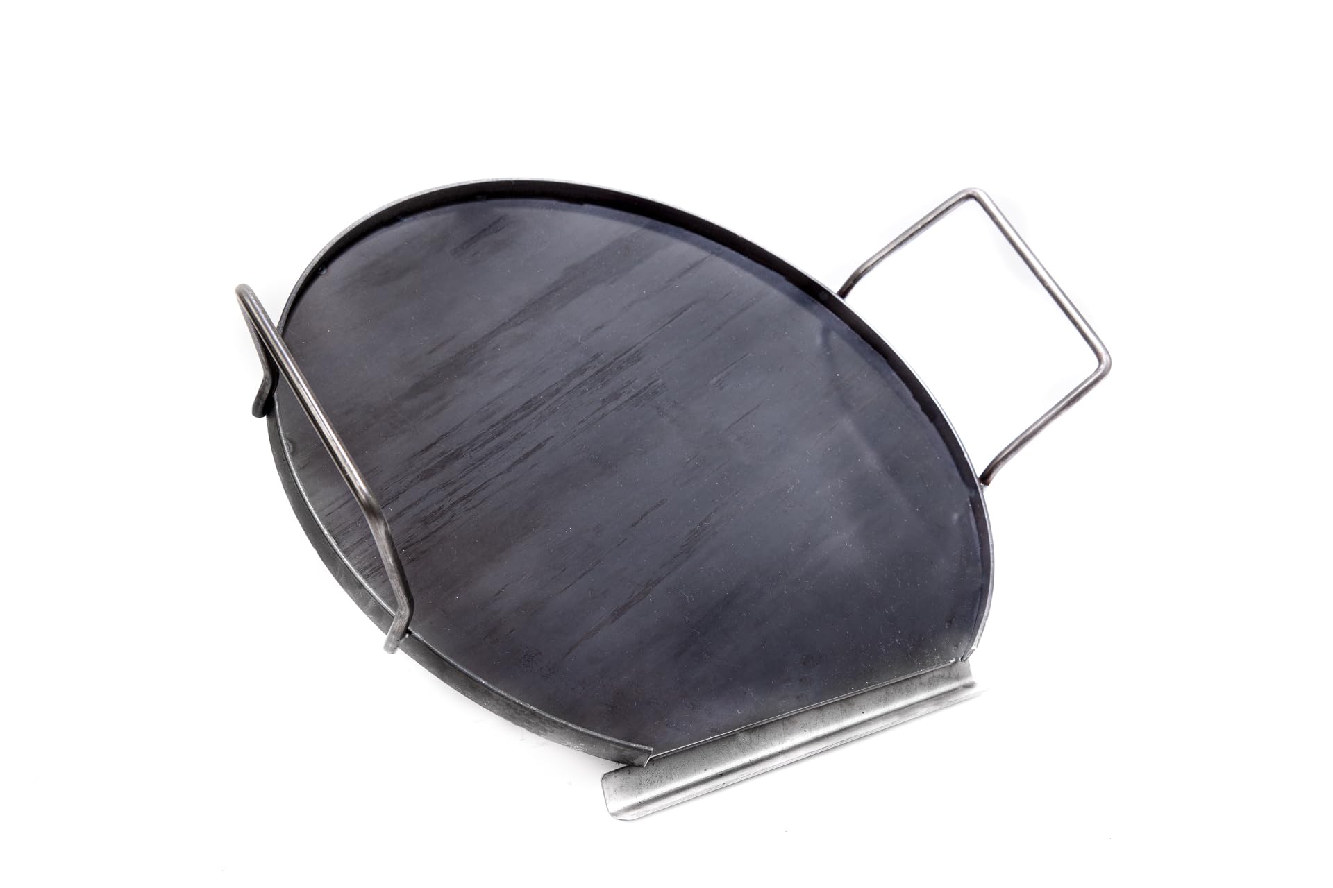 Caldereria Artesana PLancha redonda de hierro para gas o carbon, 60 cm, Modelo 9555