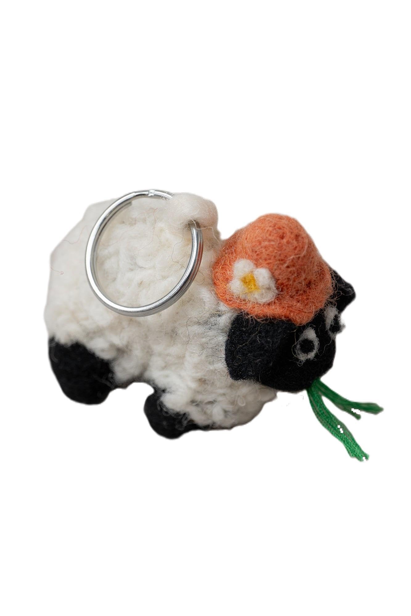 Lily & Me Women's Saffy Sheep Felt Friends Keyring