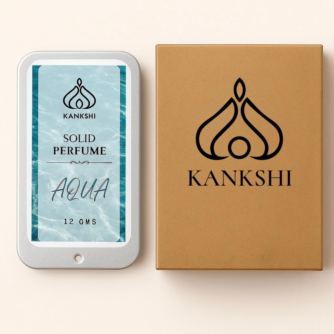 Unisex Aqua Solid Perfume 12GM - Skin Friendly Pocket Size - Luxury Solid Perfume for Men & Women - Long Lasting Scent - Ideal for Travel & Daily Use