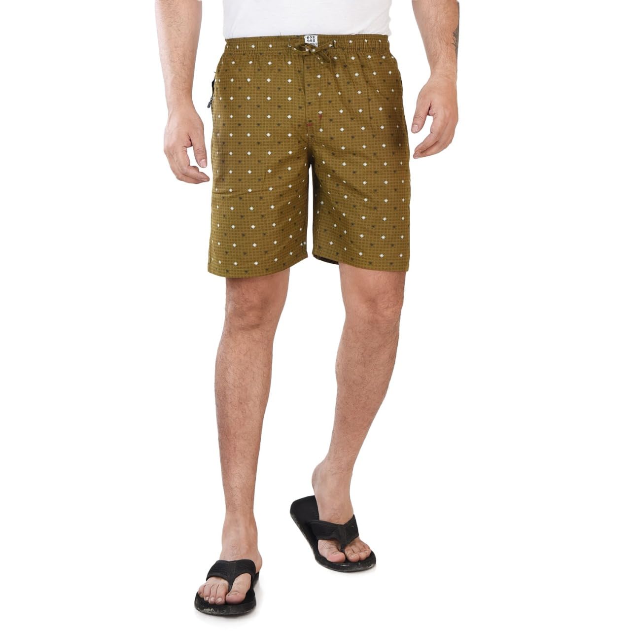Men's Boxers and Swim Shorts for Summer, Sizes L-4XL, Assorted Styles Light Brown…-image-12