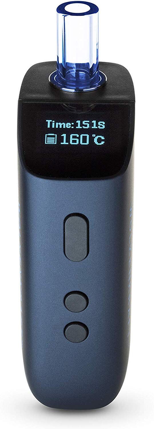 WOLKENKRAFT FX MINI Premium Vaporizer für Kräuter & Extrakte *Nachtblau* | 100% Konvektion | Titankammer | kompakt | starker Dampf | präzise Temperatur | OLED-Display | einstellbarer Timer