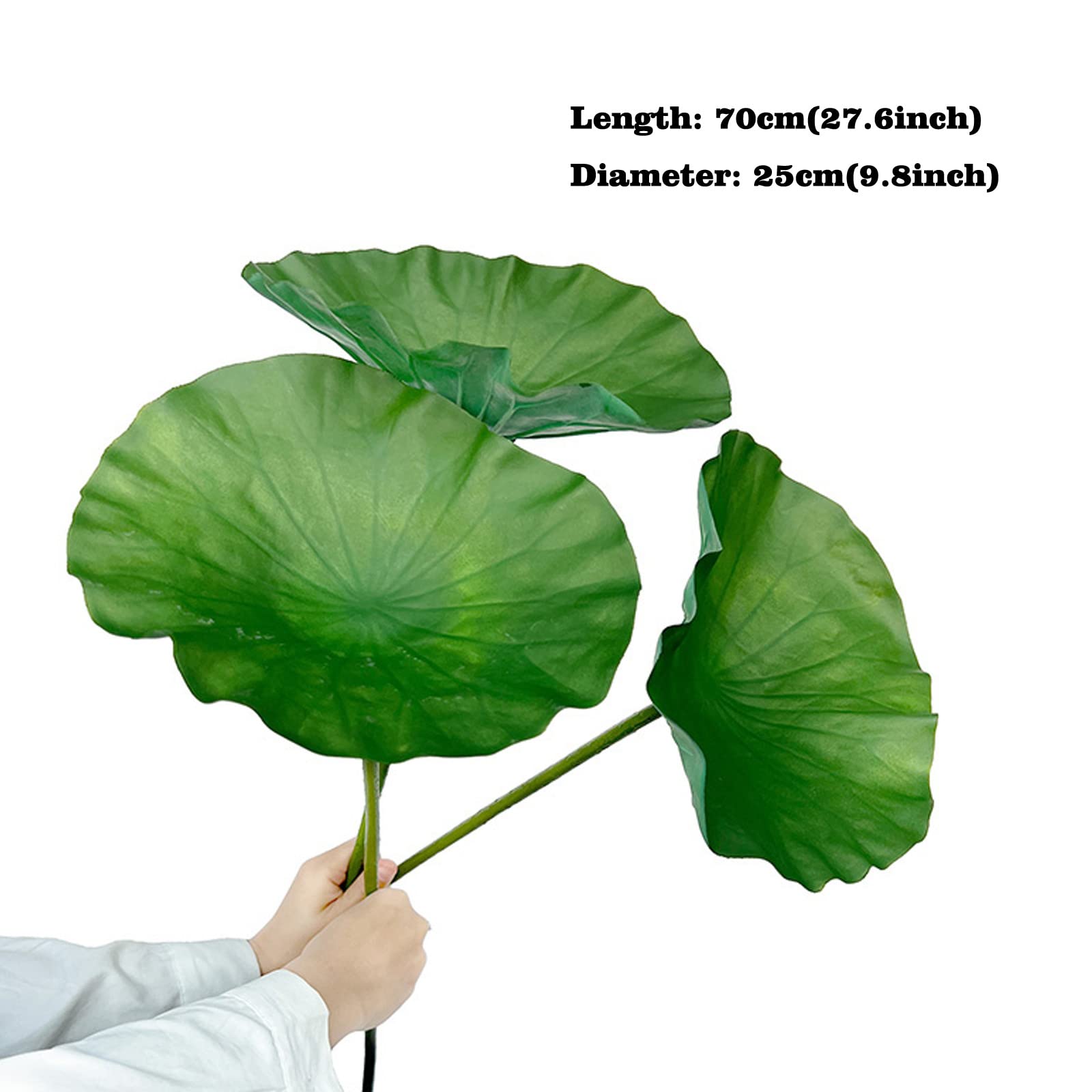 Amazon.com: LNGODEHO Simulation Lotus Lea, Lifelike Water Lily