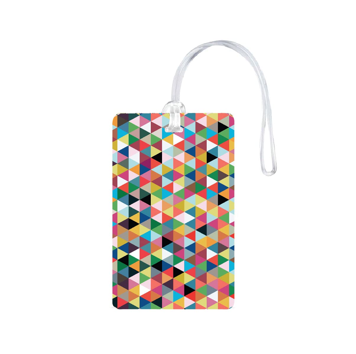 SIGN EVER Luggage Tag | Durable Suitcase Tag with Strap for Travel Accessories | Bag Identifier for Men Women Kids (Multi-Colored Geometric)-image-38
