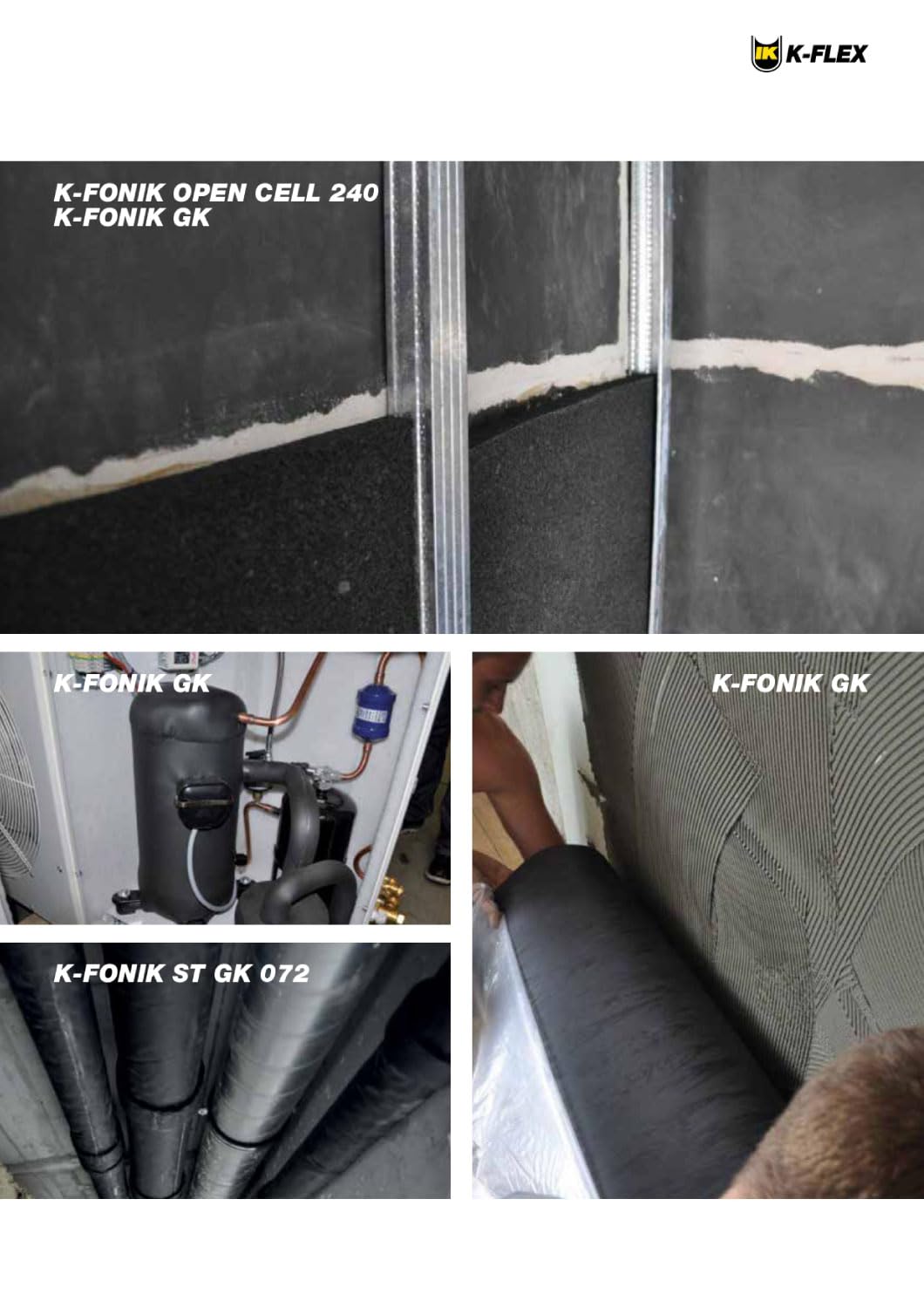 K-FONIK GK Pannello Adesivo da 2 mq per Isolamento Acustico in Gomma Piombo Spessore 1,50 mm ad Alta Densità