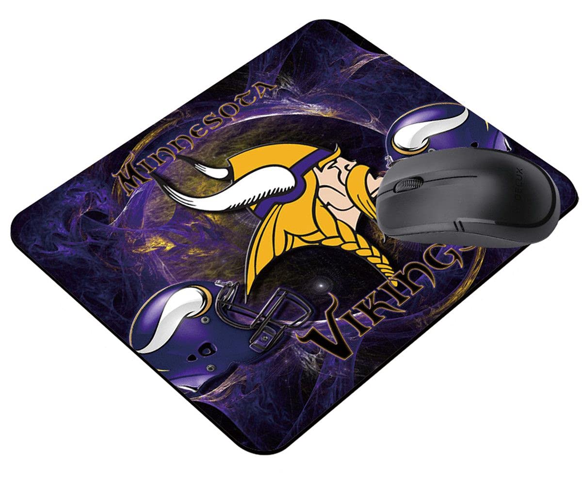 Gaming Mouse Pad Sport Fans Gift,Life Needs Sport Mousepad with Non-Slip Rubber Base for Laptop Computer Desktop Mat - Purple