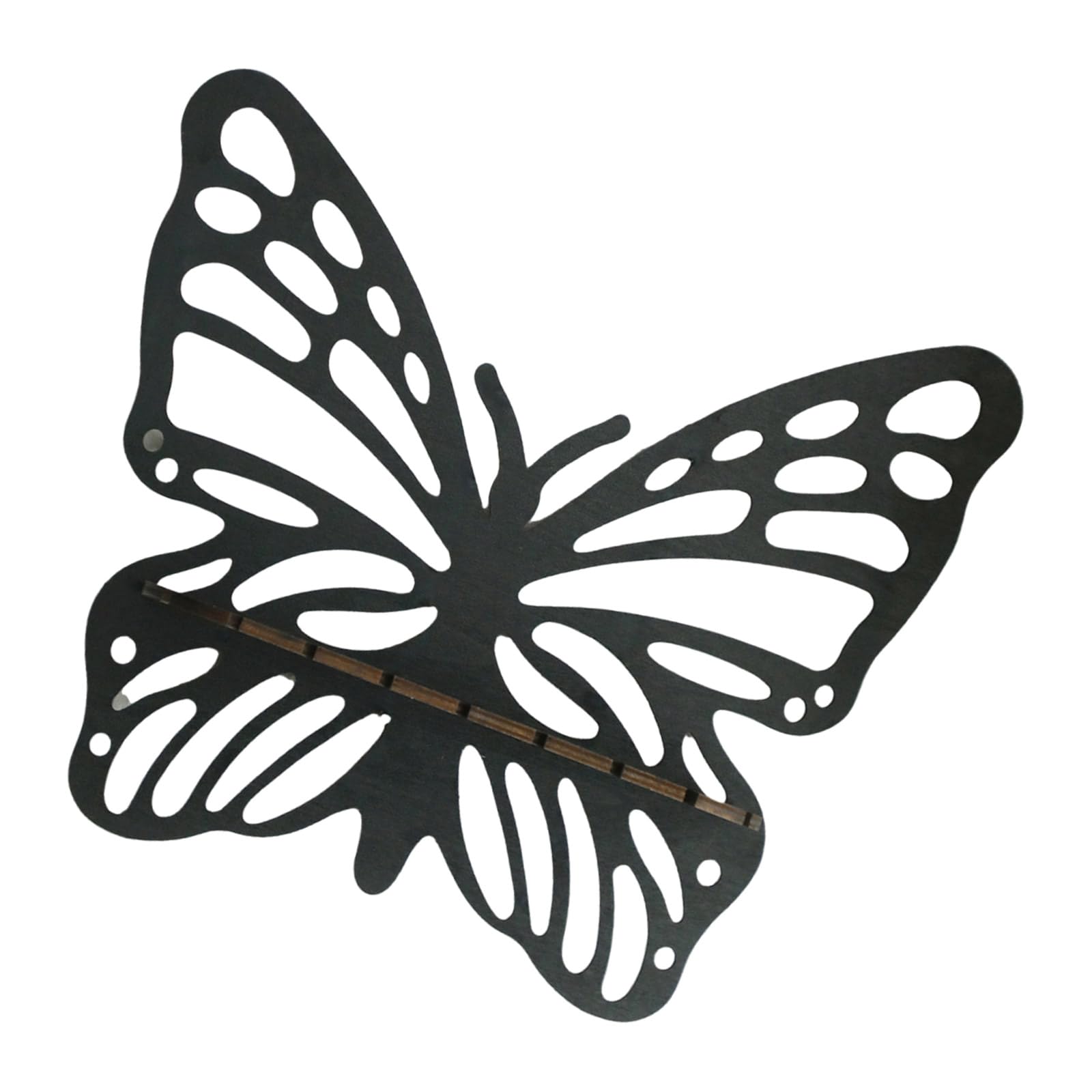 carotoe Butterfly Shape Wood Crystal Display Wall Shelf for Home Bedroom Decors Aesthetic Witches Floating Shelves Rack Bedroom Wall Stand