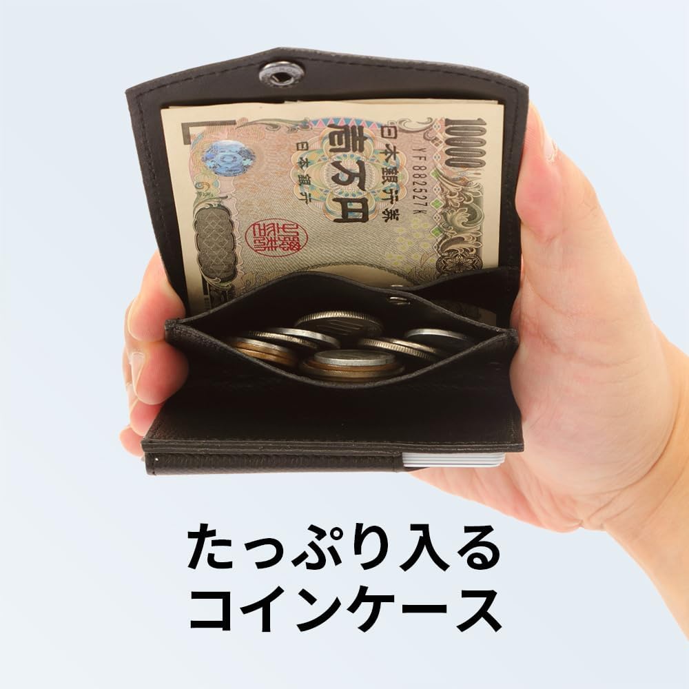 abrAsus 小さい財布 日本製 本革 ブラック 楽天市場】＼ブラックフライデーP10倍➕特別クーポンあり／【グッド