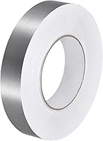 Vista 30 de uxcell Adhesivo autoadhesivo de aluminio de 0.98 pulgadas x 164 pies, tira de cinta de sellado de huecos, impermeable, autoadhesiva para pared