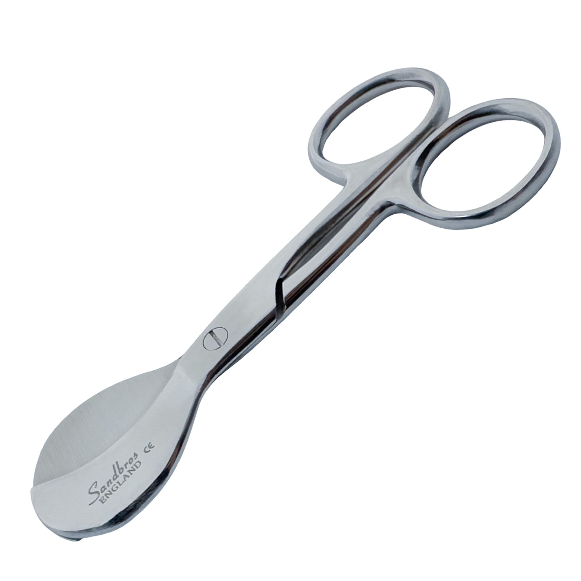 Sandbros Silver Umbilical Cord Scissors For Puppies, Dogs, Cats & Pets | Whelping Umbilical Cord Cutting Scissors For Vets & Pet Breeders | Stainless Steel