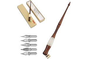 Yoption Wood Calligraphy Oblique Dip Pen Holder