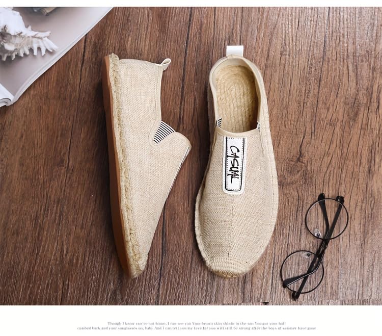 Men's Espadrilles Loafer Shoes - Comfortable, Casual Slip-on for Walking2