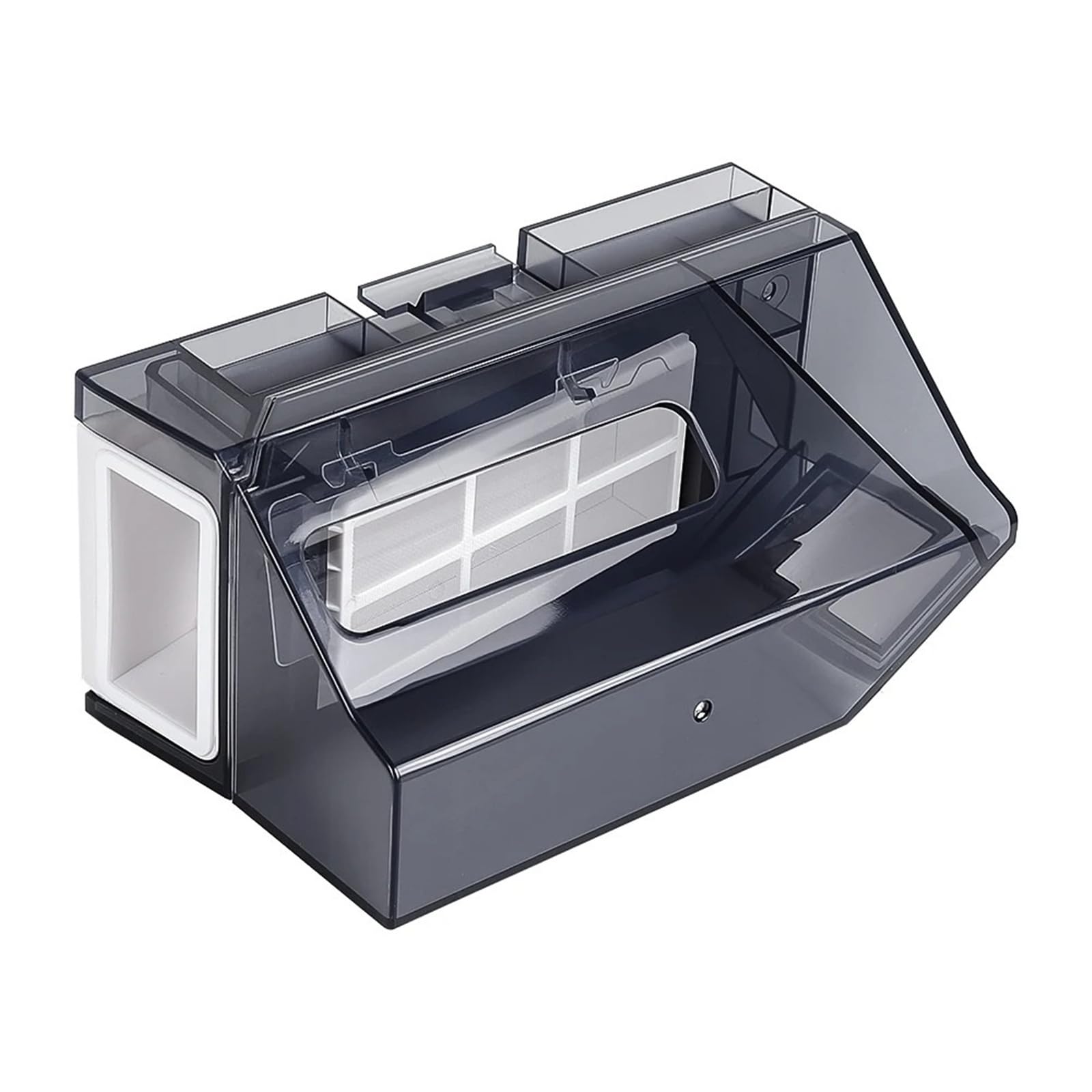 Shiketong Dust Box Parts,Compatible For Ecovacs,Compatible For Deebot,X8 X8 Pro Plus X8 OMINI X8 Pro Omni T80 T80 OMINI Robot Vacuum Cleaner Dust Bin Accessories(For T80)