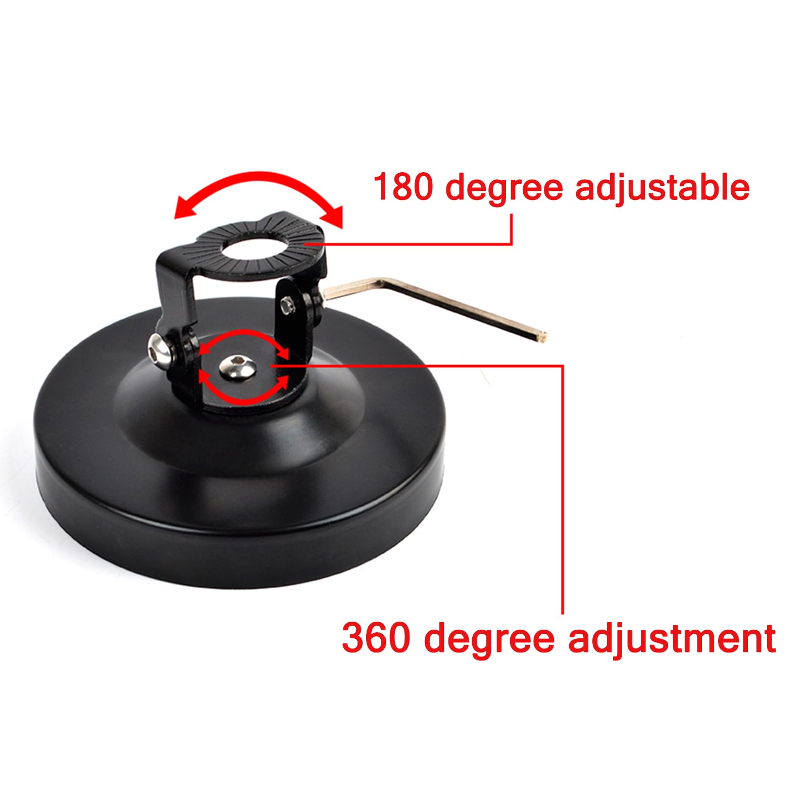 YNIBST 4Inch Angle Adjustable Magnetic Antenna Mount Base Suitable for Mobile Antenna CB/HF/VHF/UHF Antenna