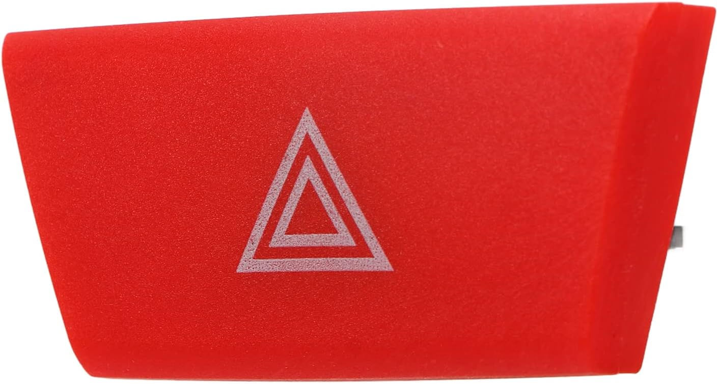 6490 NG, 6490NG, 6554 KW, 6554KW, Hazard Light Control Switch Button ABS Plastic Car Hazard Warning Switch Replacement for 107 C1 car Switch
