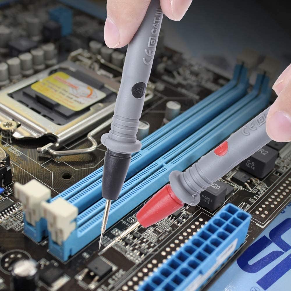 Auto Ranging Digital Multimeter TRMS 6000 Counts with 1000V 20A Multimeter Test Leads Probes Set