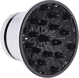 Difusor de cabelo, secador de cabelo, secador difusor para acessórios de modelagem de cabelo ondulado ou encaracolado natural Grande e ajustável Suporta secadores de cabelo com D-1,69 polegadas a difusor,secador de cabelo,secador de cabelo,estilo de cabelo,difusor de cabelo White