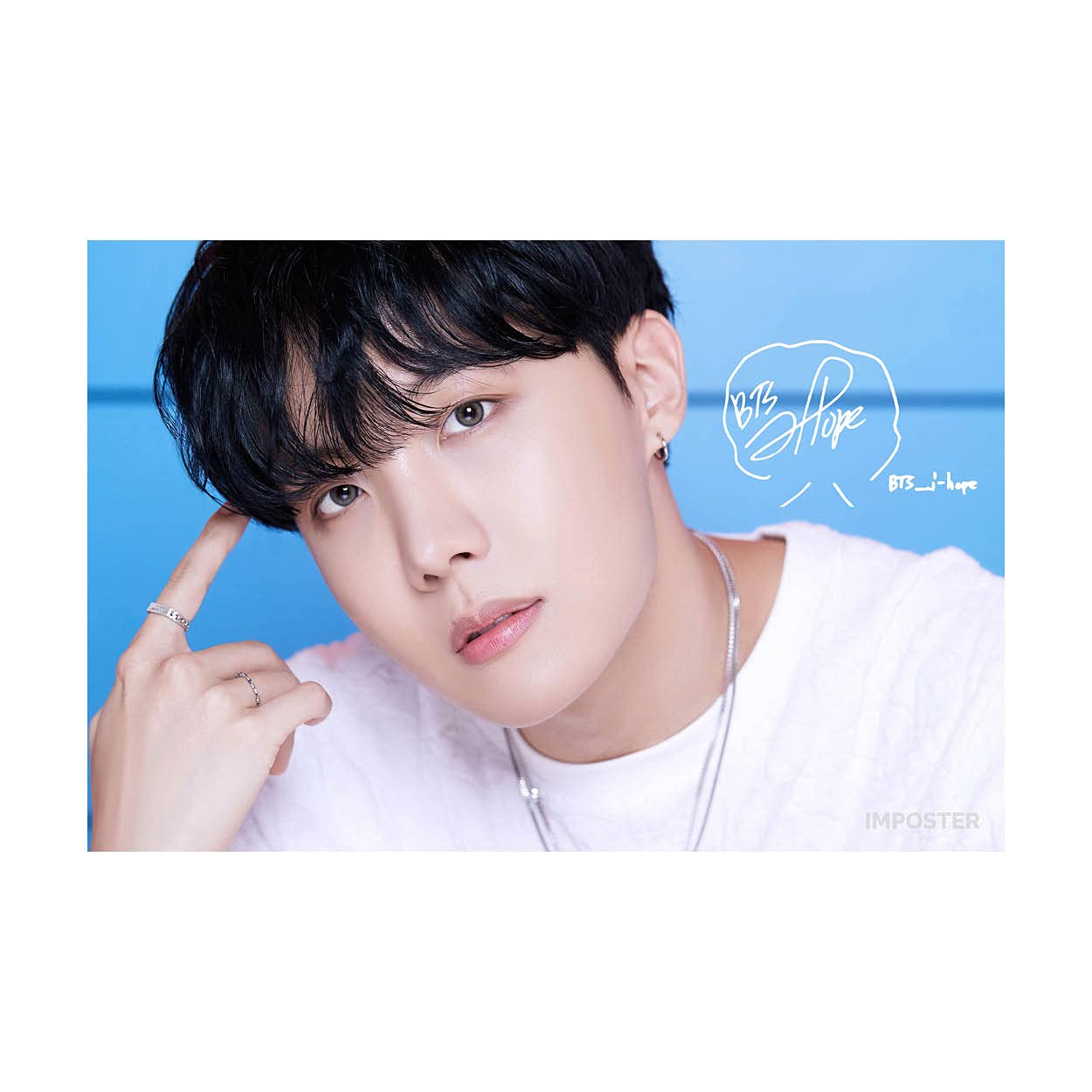 IMPOSTER BTS J-Hope Autographed Poster for Your Home, café