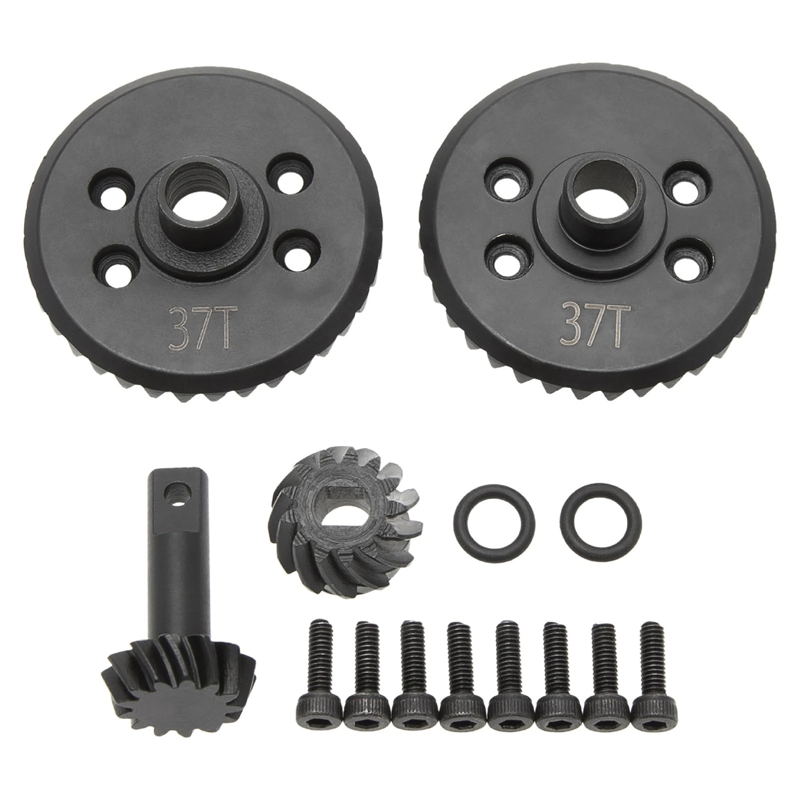 13-37T Differential Gear Assembly for Traxxas Slash 4X4 1/10 RC Car Front Rear Gearbox Helical Gears Diff Gear Upgrade Accessories