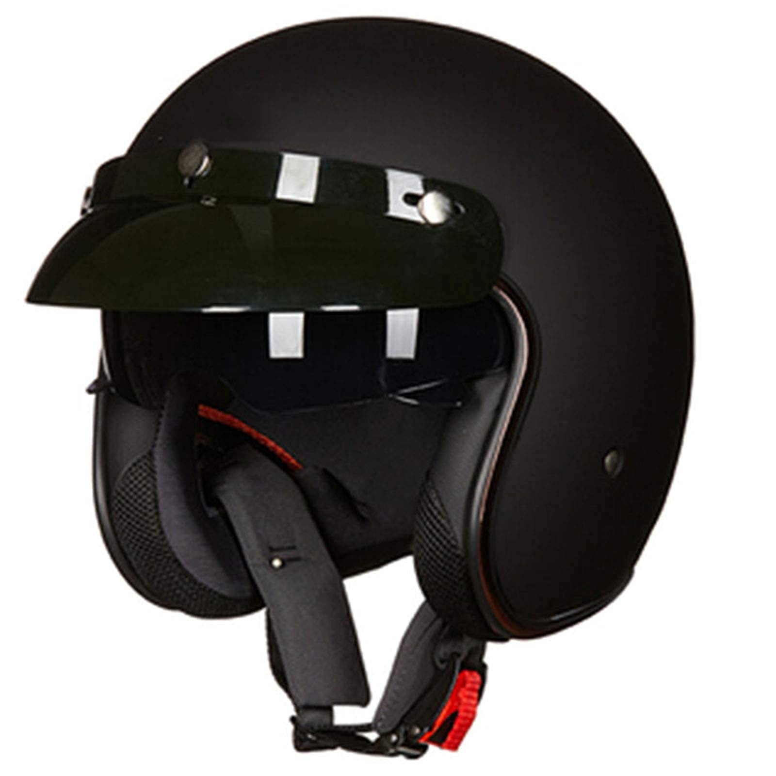 Kask motocyklowy z certyfikatem ECE, kask motocyklowy Cruiser Chopper Open Face Retro kask Motocross Half Helmet