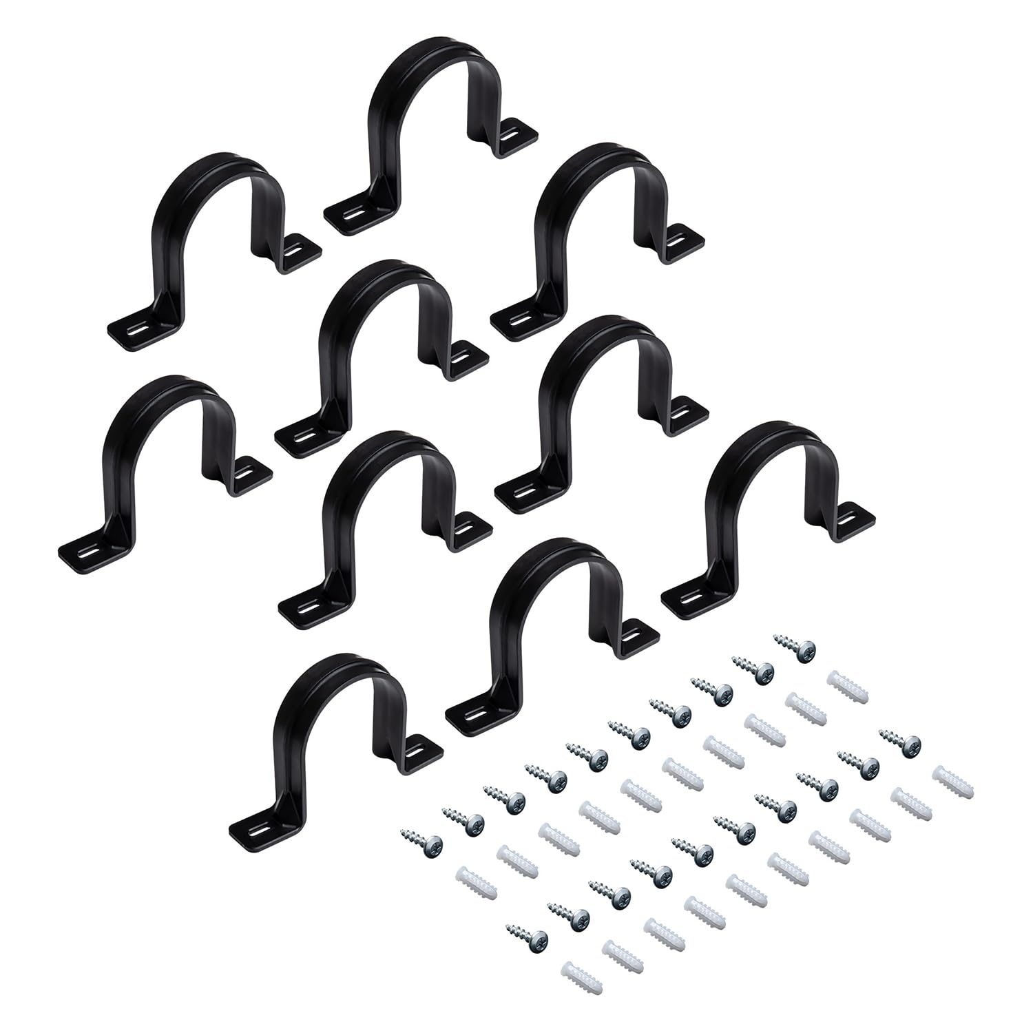 Tuyau de collecte de poussière suspendu avec crochet PowerTec 10 pcs 6,3cm