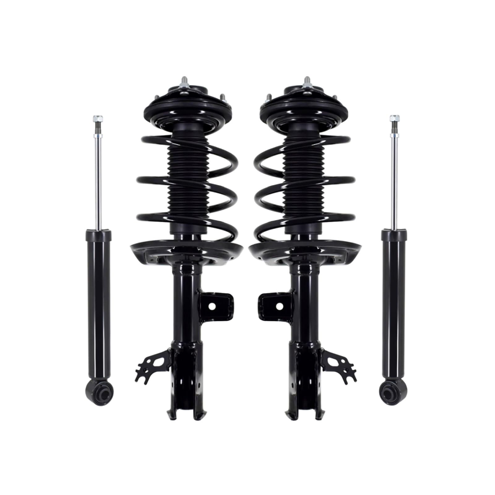 PM Auto Set Front Quick Complete Strut-Coil Spring-Rear Shock Absorber Compatible With 2018-2023 Toyota Camry L4