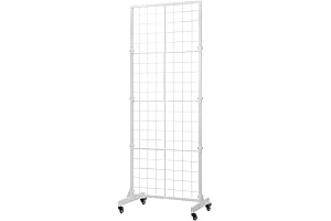 Stylish Grid Wall Display Panel Set - 8'x5' Grid Wall Panels