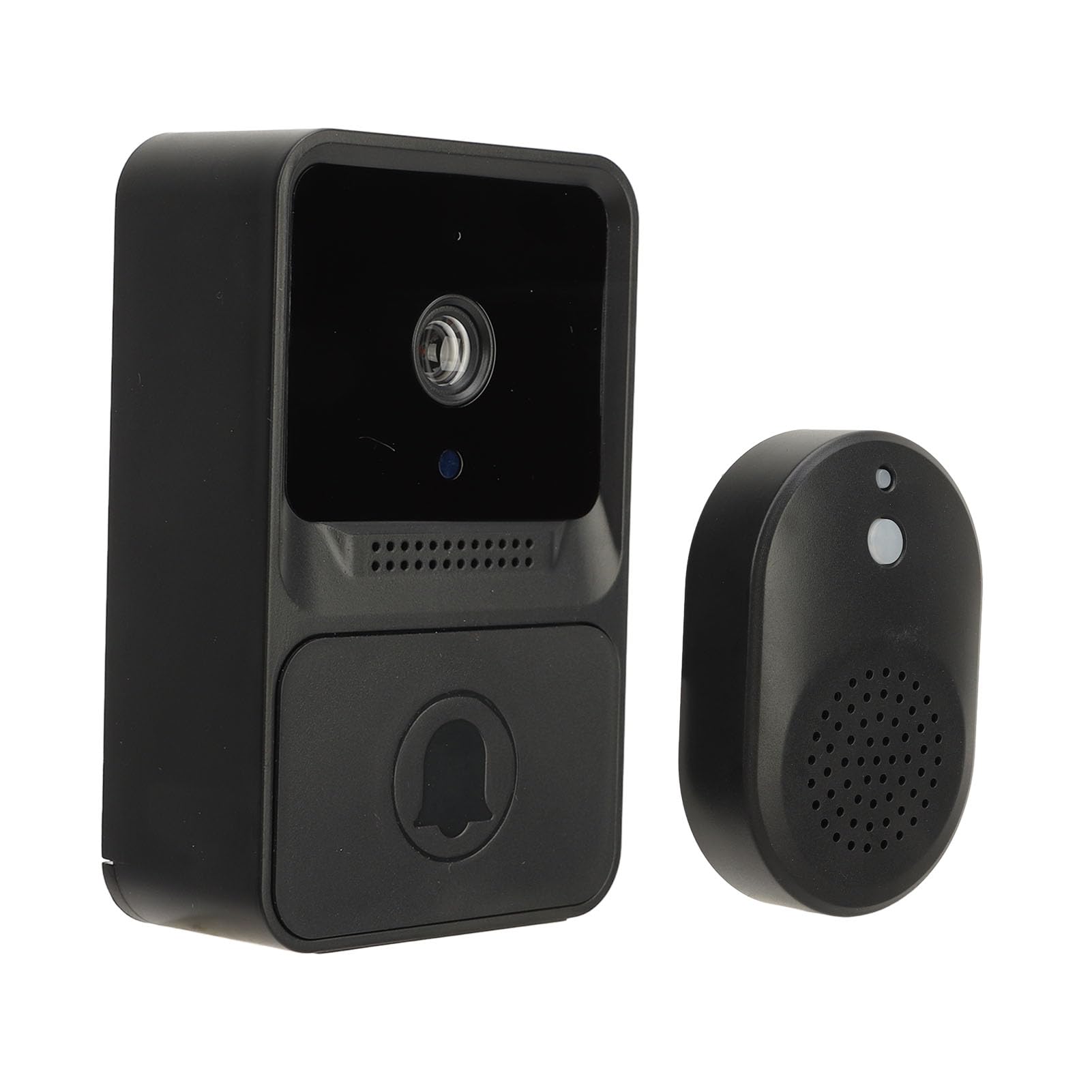 Video Intercom Doorbell, Active Awakening Video Door Phone Mobile Monitoring 2.4GHz WiFi HD Rechargeable Real Time Notify for Home Security