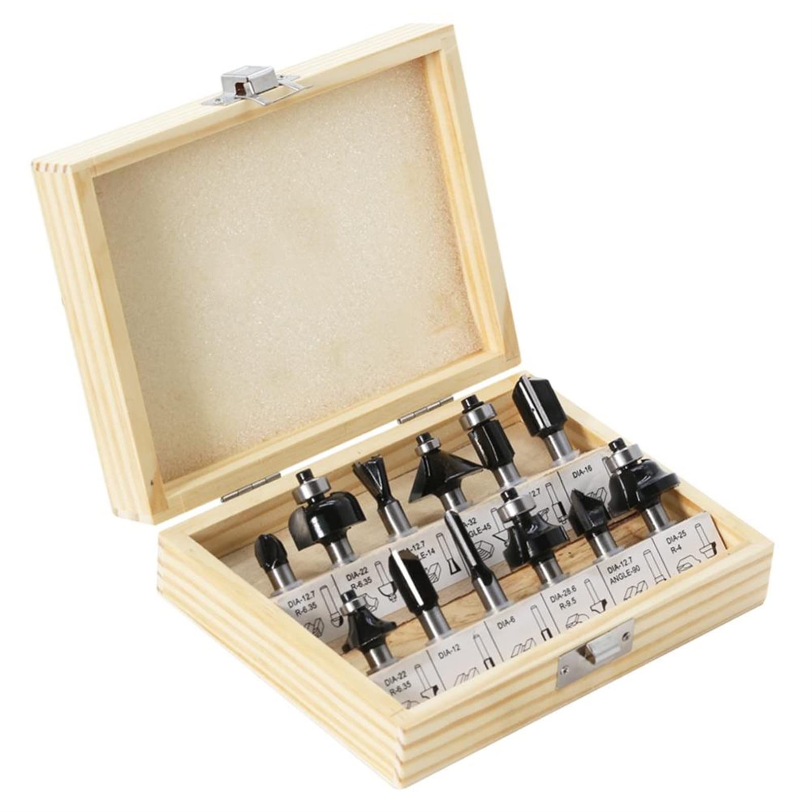 Amazon.com: KIRANDY 12pcs 8mm Shank Wood Router Bit Straight