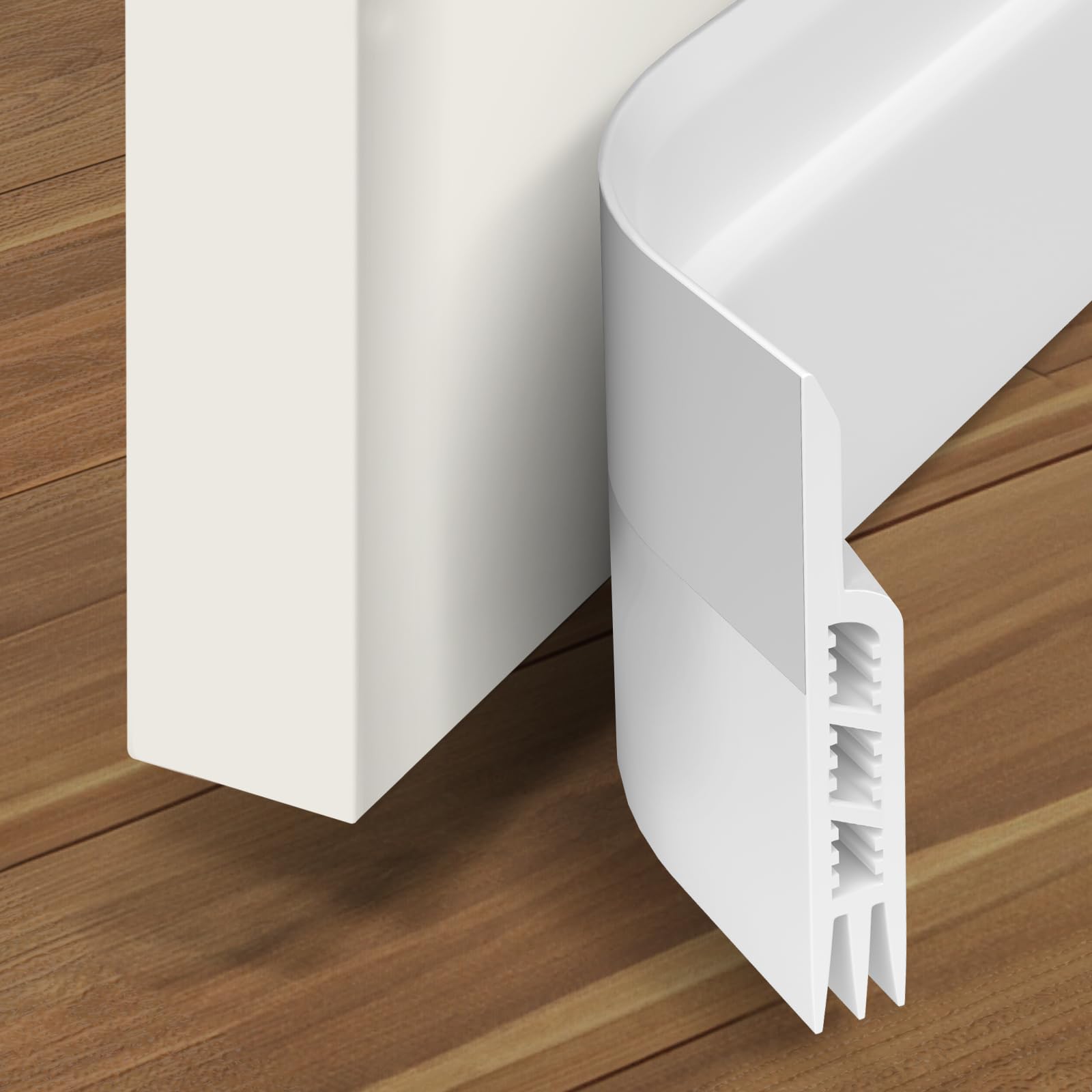 Holikme Door Draft Stopper Weather Stripping Door Seal - 32 inch, White
