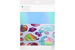 "Silhouette America Media-IRD-ADH Iridescent Sticker Paper": The Holographic Haven for Crafting Creations
